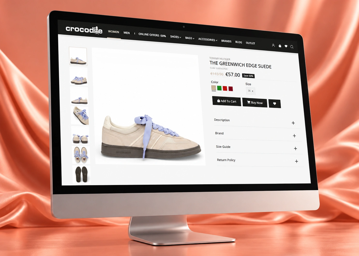 Crocodile Shoes E-Shop