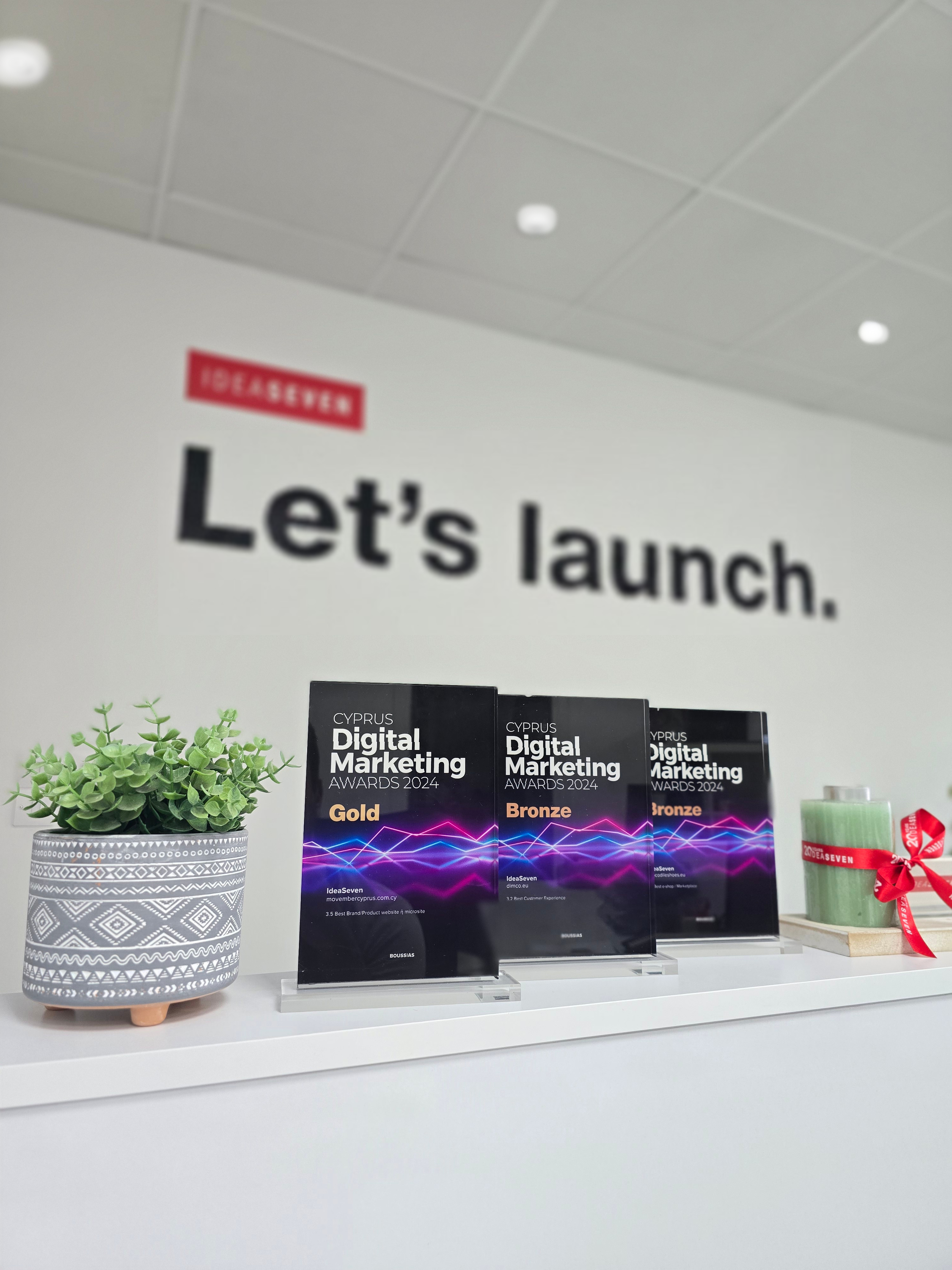 IdeaSeven Celebrates Three Wins at the Cyprus Digital Marketing Awards