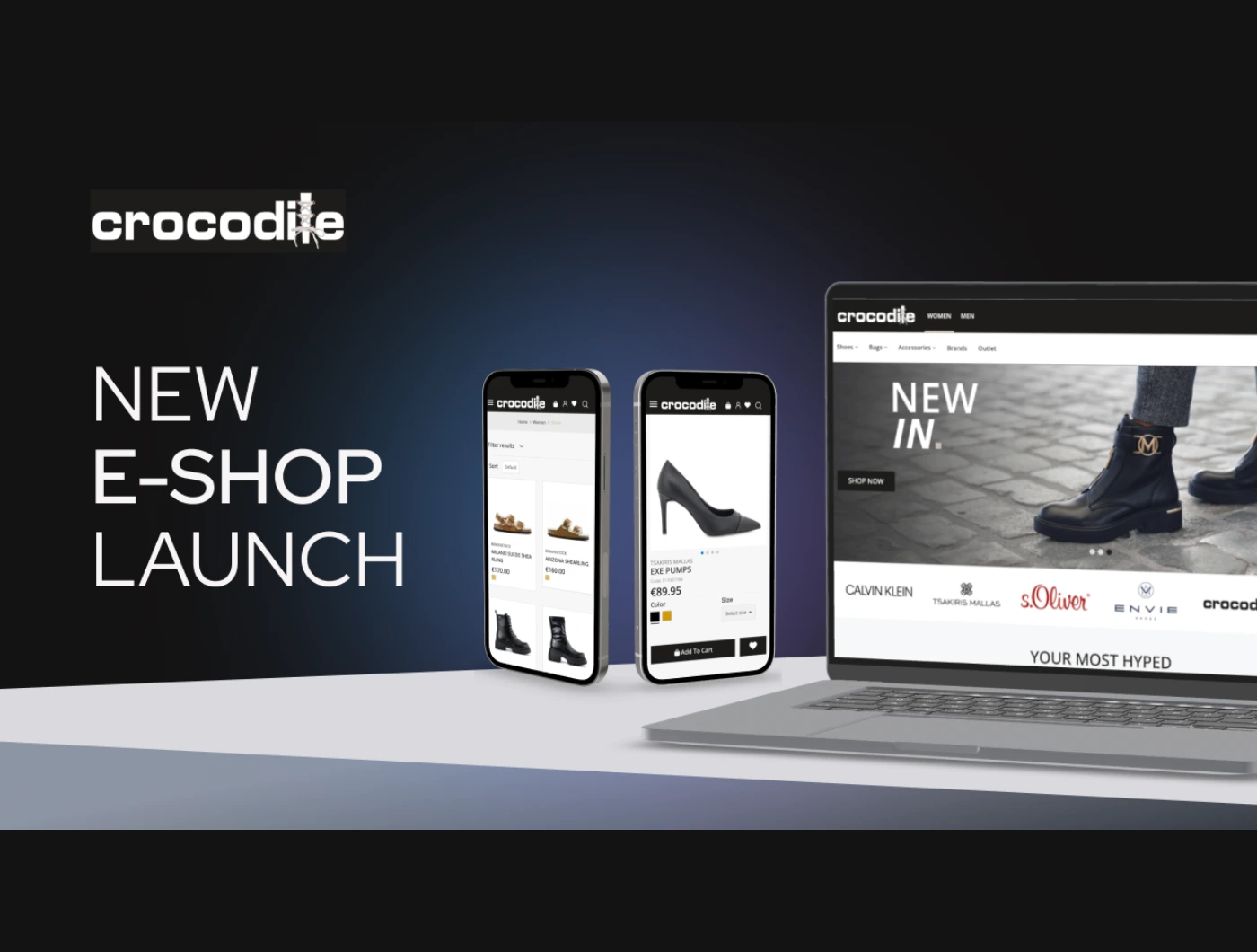Crocodile Shoes & Accessories New E-Shop Launch