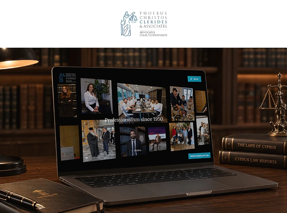 Clerides Legal Website