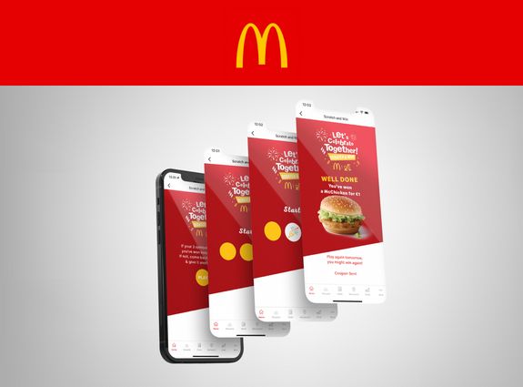 McDonald's Let's Celebrate Together Scratch and Win Mobile