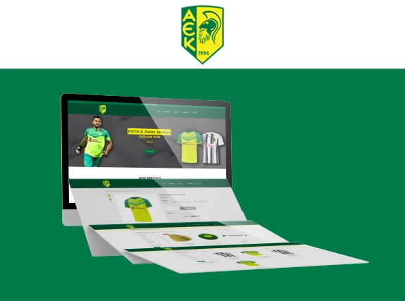 AEK Larnaka Shop Website