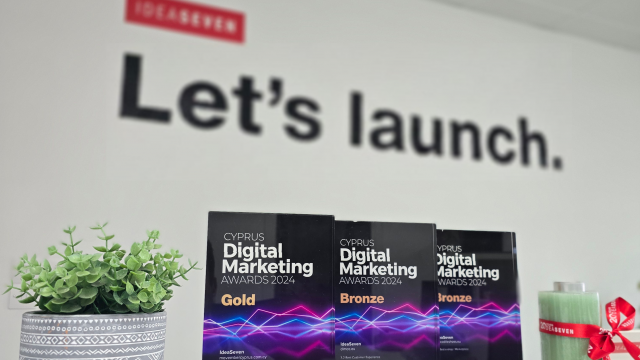 IdeaSeven Celebrates Three Wins at the Cyprus Digital Marketing Awards