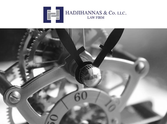 Hadjihannas Law corporate website